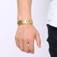 thumbnail image 5 of Guardurnaity de hombre Cadenas geométricas Brazalete Decoración Decoraciones Novio Joyería Citas Fiesta de cumpleaños Presente Joyas Oro 10Conjunto, 5 of 6