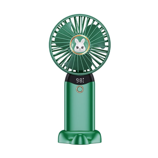 Monstrate ABS ventilador portátil funcionamiento silencioso lindo dibujos animados ajustable al aire libre reemplazo digital ventiladores de Type3 NO3