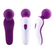Oopsix Personal Wand Massager, Waterproof Cordless Extreme Power 9 Multi-Speed Vibration Massage (Purple)