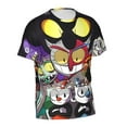 thumbnail image 4 of The Cuphead Show Shirt 3d Printed T Shirt Crewneck Short Sleeve Top Tees For Mens, 4 of 6