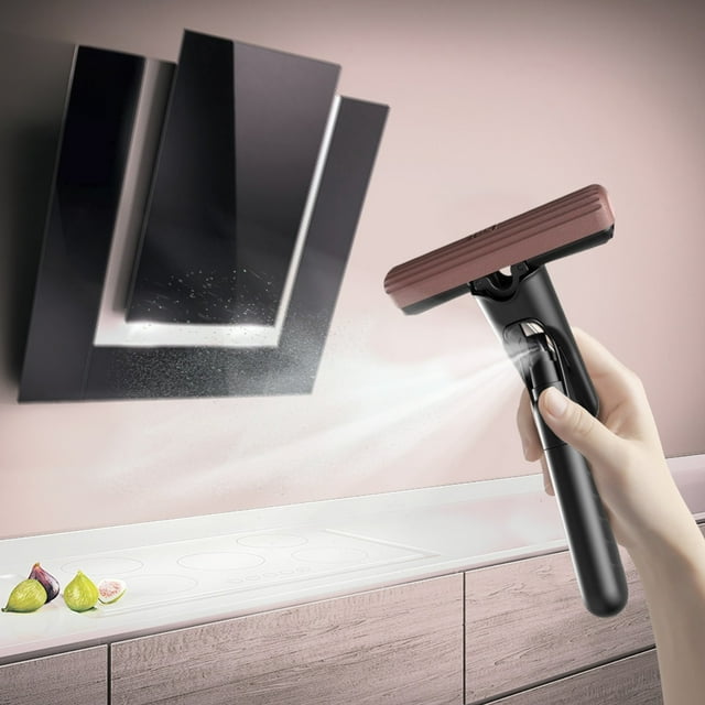 Trapeador de Escritorio con Pulverizador Lyh250909001 | Limpiador de Agua Portátil Pequeño con Paño Absorbente Desmontable | Limpiador Compacto y Ligero de Plástico para Superficies de Vidrio de Coci