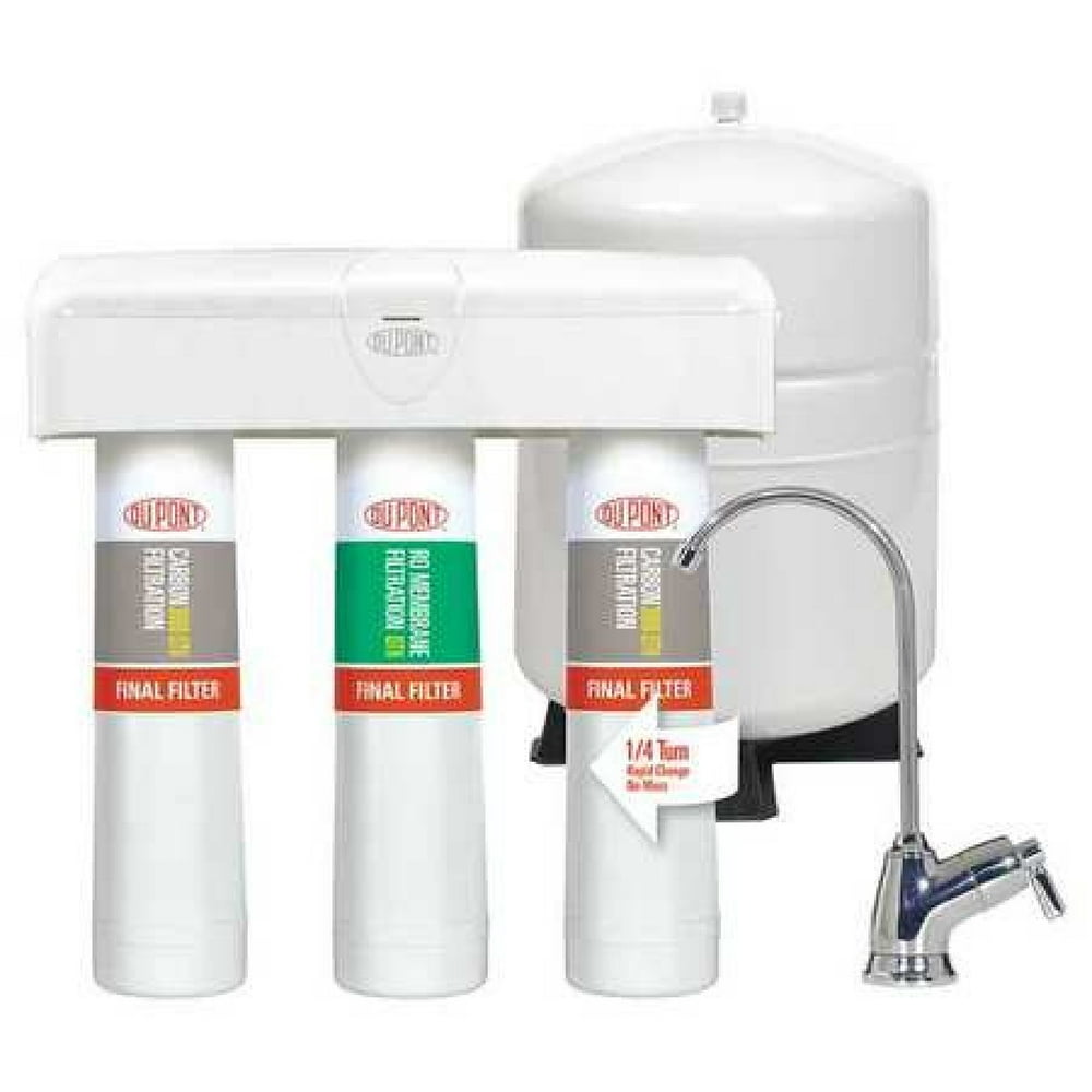 DuPont QuickTwist 3Stage Reverse Osmosis Water Filtration System with