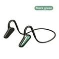 thumbnail image 3 of Open Ear Headphones, 35 Hours Playtime True Wireless Open Ear Earbuds with Ear Hooks, Air Conduction Headphones, Bluetooth 5.3, Clear Calls, IPX6 Waterproof Wireless Earphones - Green, 3 of 7