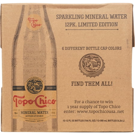 Topo Chico Mineral Water Original Glass 144 fl oz