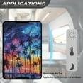 thumbnail image 5 of Yuyamidu Hawaii RV Door Window Shade Cover Seaside RV Blackout Shades Coconut Tree RV Window Cover Foldable RV Skylight Cover with UV Protection and Hook and Loop, 5 of 7