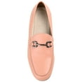 thumbnail image 4 of Journee Signature Womens Genuine Leather Giia Loafer Round Toe Slip On Flats, 4 of 8