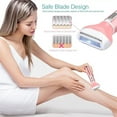 thumbnail image 6 of 4 in 1 Electric Razor for Women Cordless Hair Removal Ladies Shaver Painless Body Hair Trimmer Remover Rechargeable Epilator for Bikini Facial Nose Ear Eyebrows Leg Armpit Clipper Grooming Groomer Kit, 6 of 6