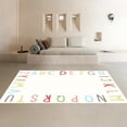 thumbnail image 2 of SHIPKEY 4x6 Feet Living Room Rugs, Cartoon Alphabet Nursery Rug for Bedroom, Large Modern Rugs for Children (120x180 cm), 2 of 7