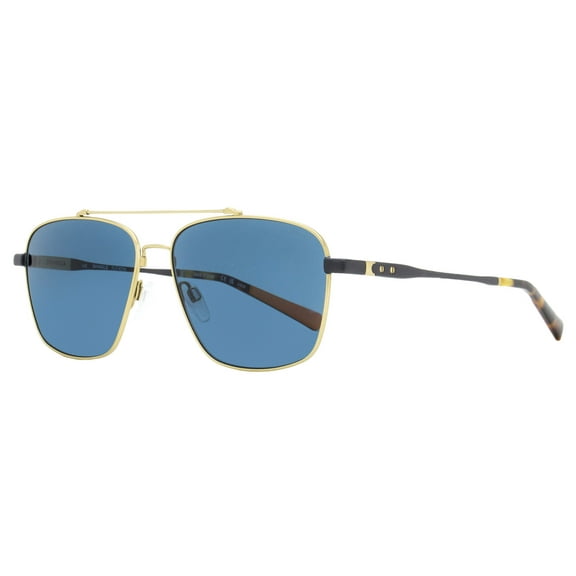 Shinola Flexon Navigator Sunglasses SH2100SM 718 Satin Gold/Gunmetal 59mm
