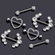 thumbnail image 4 of Piercing Pezon Set Corazon Diablito Varios 14 Piezas Plata, 4 of 5