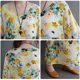 thumbnail image 2 of Vestido suelto vintage para mujer, manga larga, estampado, bolsillos laterales, vestido informal MABOTO Amarillo/Grande, 2 of 7