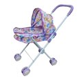 thumbnail image 1 of Lipstore Poussette Jouet pour Poupée Coordination Interactive Pliable Simulation Poussette Jouet Jeu d'Imitation pour Jeu de Rôle Maison de Vacances violet, 1 of 8