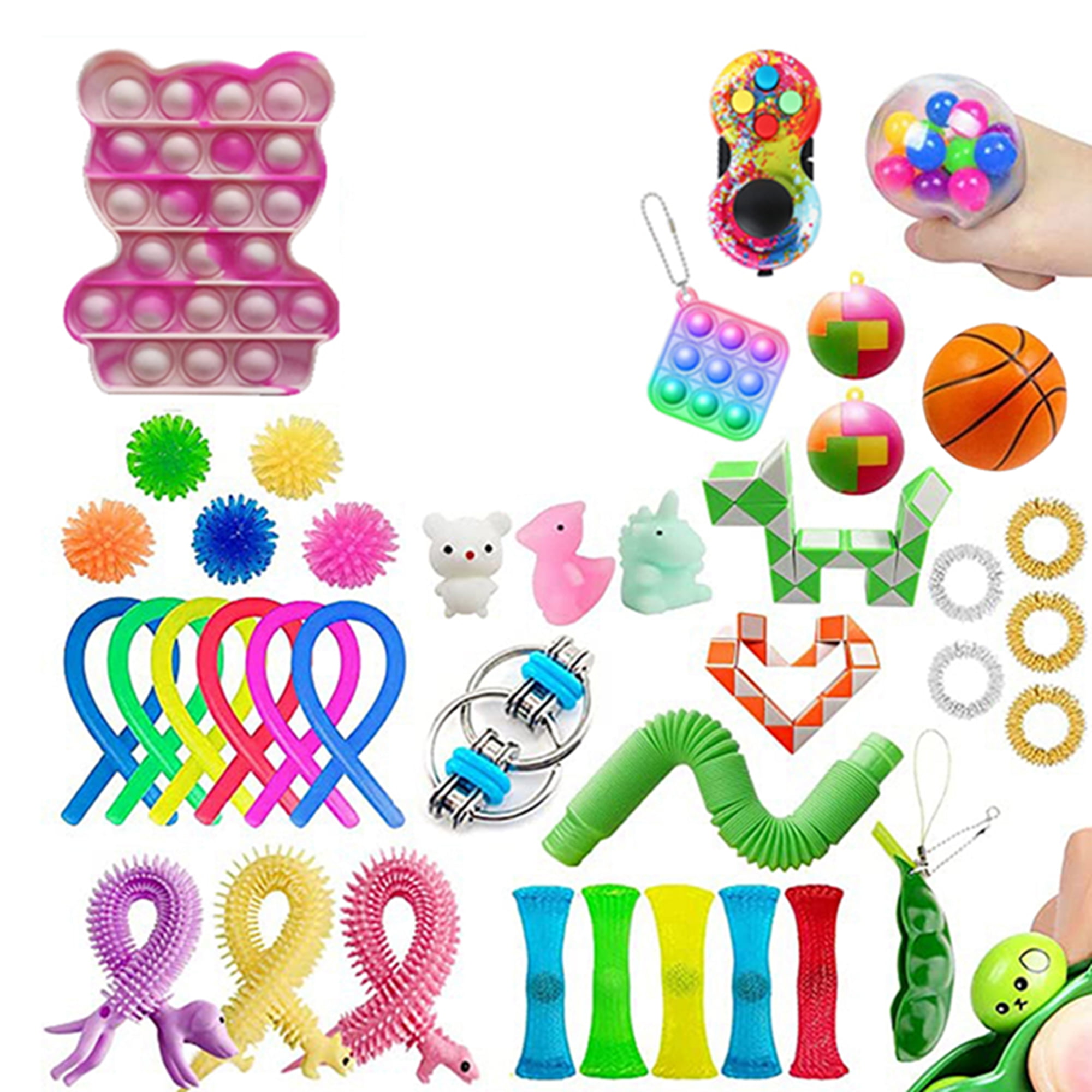 10Pack Fidget Toys Set Sensory Tools Bundle Stress Relief Hand Kids Adults Games 