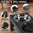 thumbnail image 3 of Cuencos elevados para perros PAWISE con alimentador lento y acero inoxidable, 3 of 9