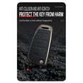 thumbnail image 7 of Key Cover Fit for Audi Flip Folding Key Fob,Solid Metal and Leather Key Protector for A1 A3 A4 A5 A6 A6L A8 Q2 Q3 Q5 Q7, 7 of 7