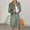 Green, variant on Generic Womens Zip Up Robe Fleece Bathrobe Long Zipper Lounger Winter Plush Warm Long Sleeve Nightgown with Pockets