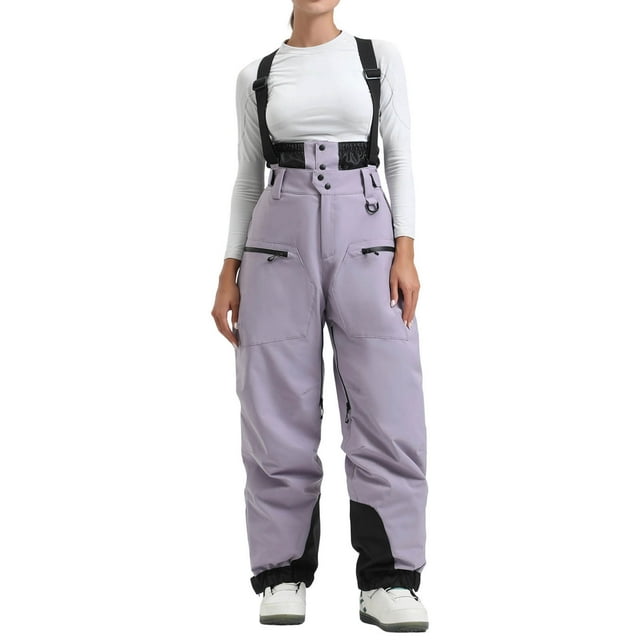 JMYHOAM Jumpsuits for Wmen Overalls Women Colorful Outdoor Warm Snowsuits Ski Suits Jackets Winter Jumpsuits