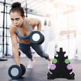thumbnail image 4 of WRITWAA Estante Para Dumbbells Negro Plástico Resistente Para Almacenamiento Eficiente, 4 of 8