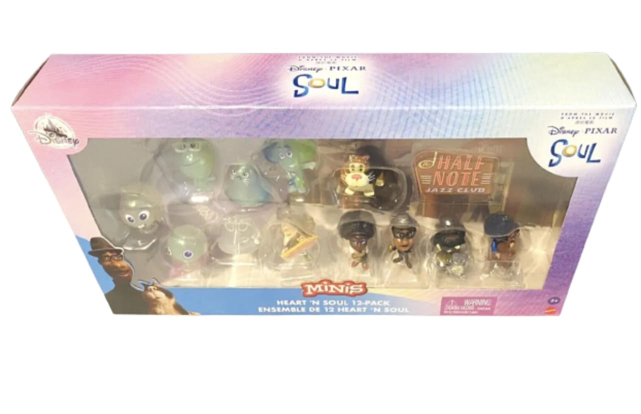 Soul Disney Pixar Heart 'N Soul Minis 12 Pack Figure Set NEW