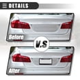 thumbnail image 4 of Unique Bargains Universal Car License Plate Frame Front Rear License Plate Holder with Screws Bolts Black, 4 of 7