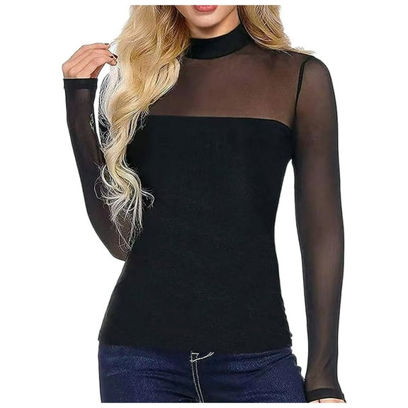 Women Blouses Girl Wrap Womens Long Button Front Shirt Climate Control Shirts Women Long Sleeve Blouse Dressy Sleep Top Womens Thermal Wear Baggy Colla Shirts Lace Sleeve Top Printed T Black XL