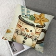 thumbnail image 7 of PHYHOO Hot Cocoa Snowflakes Throw Pillow Covers Set of 2 Outdoor Home Decor, Snow Seasonal Couch Cushion Case 24x24in, 7 of 7