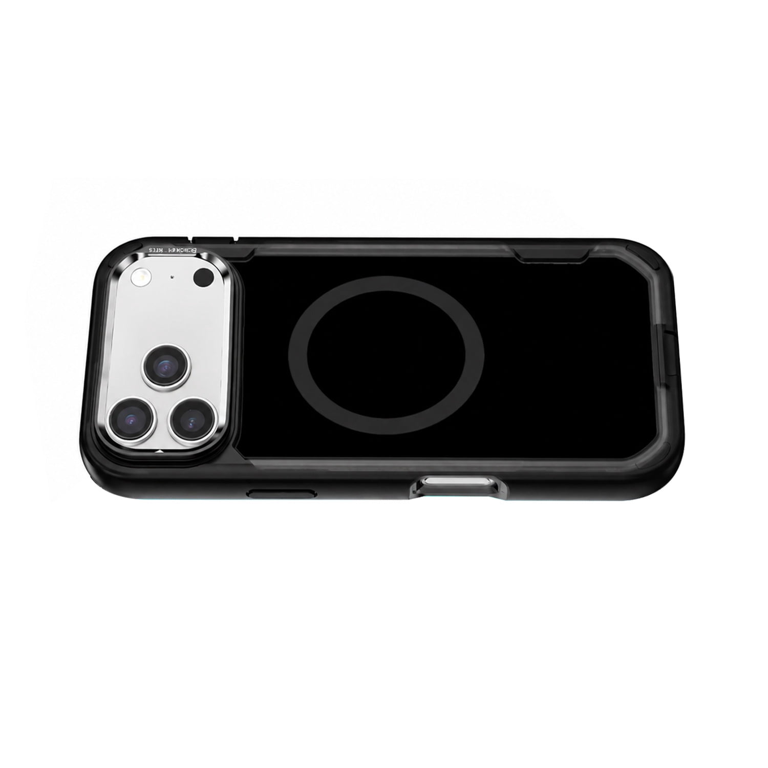 Shockproof Magsafe Case with Camera Stand for iPhone 17 Pro Max - Black