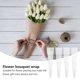 thumbnail image 2 of 50 Pcs Rose Bouquet Flower Cellophane Bags Flower Wrapping Paper Transparent Packing Film Valentine Day Gift, 2 of 3