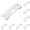 White*10, variant on Vertical Blind Repair Vane Savers, Vane Savers Vertical Blinds, Heavy Duty Metal Vertical Blind Repair Tabs, Vertical Blinds Repair Kit for Vertical Blinds Replacement Slats, 1 Pc, 1.85x0.52"