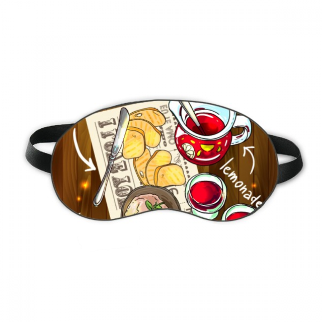 Appetizer Lemonade Steak France Sleep Eye Shield Soft Night Blindfold Shade Cover