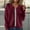 ZC-Wine, variant on Fartey Women's Zip Up Cardigan Sweater Knit Cable Long Sleeve Jackets Soft Comfy Crewneck Casual Cardigans Fashion Simple Solid Color Coat White L