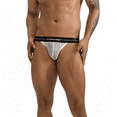thumbnail image 6 of GTOPX MAN Men's Underwear Breathable Mesh Thongs , 2-Pack, Black, Size L, 6 of 8