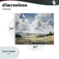thumbnail image 4 of Stupell Industries Traditional Cloudy Hills Meadow Canvas Art, 30 x 24, by Franklyn Gregory, 4 of 8