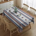 thumbnail image 2 of 4th Of July Patriotic Independence Day Table Cloth,Wrinkle Resistant Table Cover with Polyester,Waterproof Reusable Tablecloths for Weeding Birthday Tea Party Decorations (Rectangle,60x84inch), 2 of 5