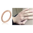 thumbnail image 3 of Pure copper tensor rings twisted,copper rings for men and women，Twist Ring Jewelry，Solid Copper Twisted ring Jewelry for women, 3 of 13