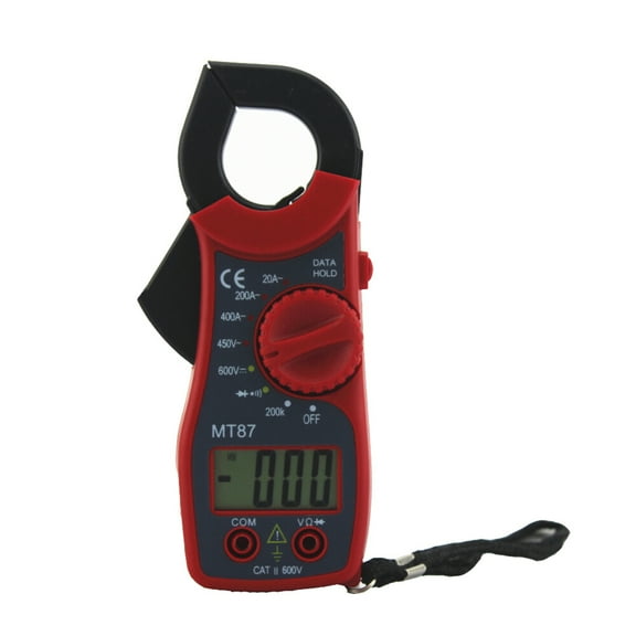IFANLANDOR 1Set Grounding Tester Meter for Amateur Wireless Enthusiasts with Red ABS Plastic and Electronic Components