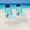 Blue, variant on Mainstays Reclining 4-Position Oversize Beach Chair with Adjustable Pillow and Storage