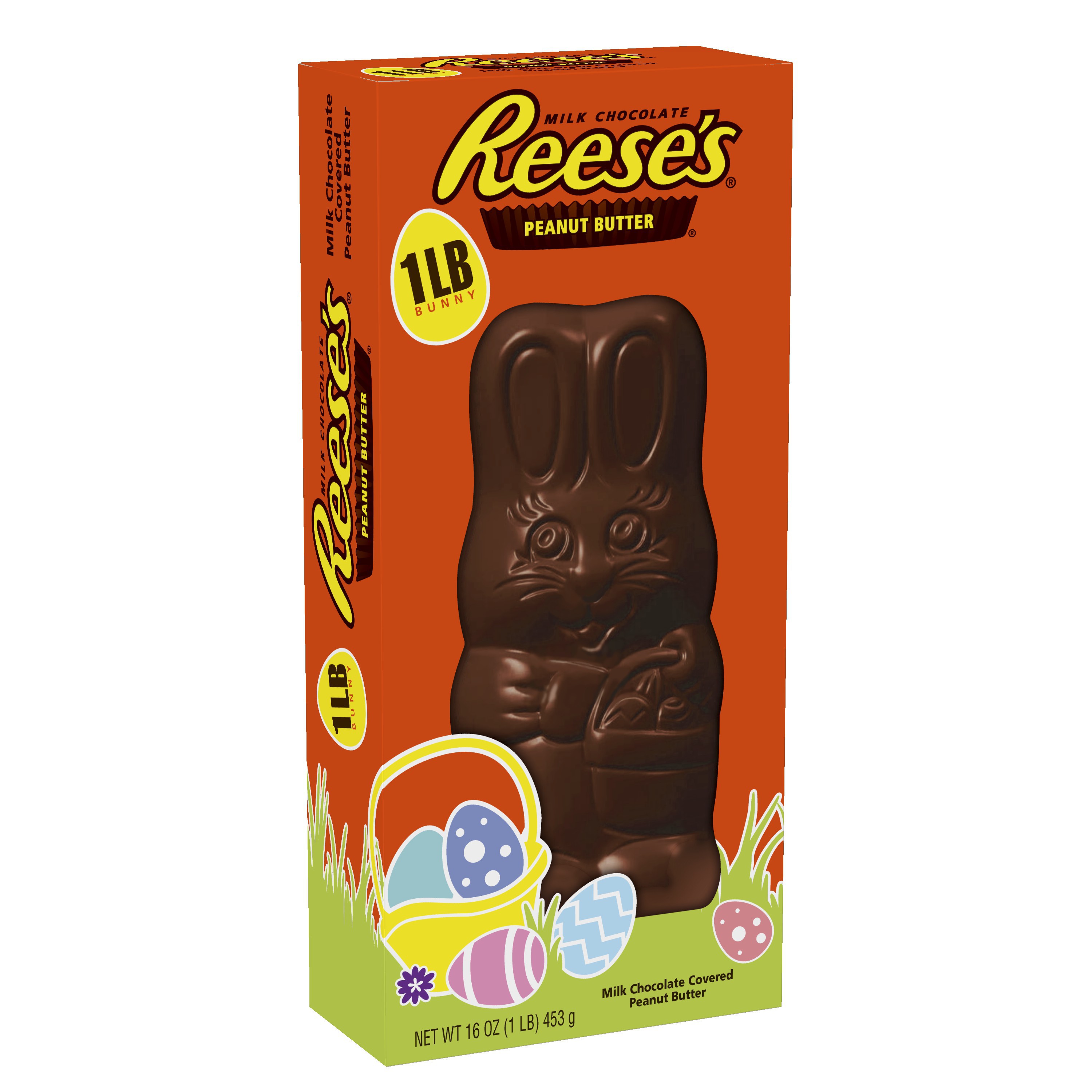Reese's, Easter Peanut Butter Filled Giant Chocolate Bunny, 1 Lb