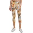 thumbnail image 2 of Calvin Klein Leggings Courts Imprimés pour Femmes, Or, Petit, 2 of 3