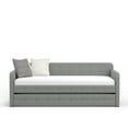thumbnail image 3 of Tufted Twin Daybed with Roll-Out Trundle in Stone, 3 of 9