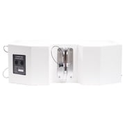 Sound Town ZETHUS Series Line Array Speaker System with Four White Compact 2 X 8-inch Line Array Speakers, White