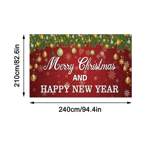 Fiudx Artículos en oferta con ofertas flash Póster de Navidad para puerta de garaje, murales de pared, invierno, exterior, decoración de puerta grande para decoración interior y exterior de Navidad