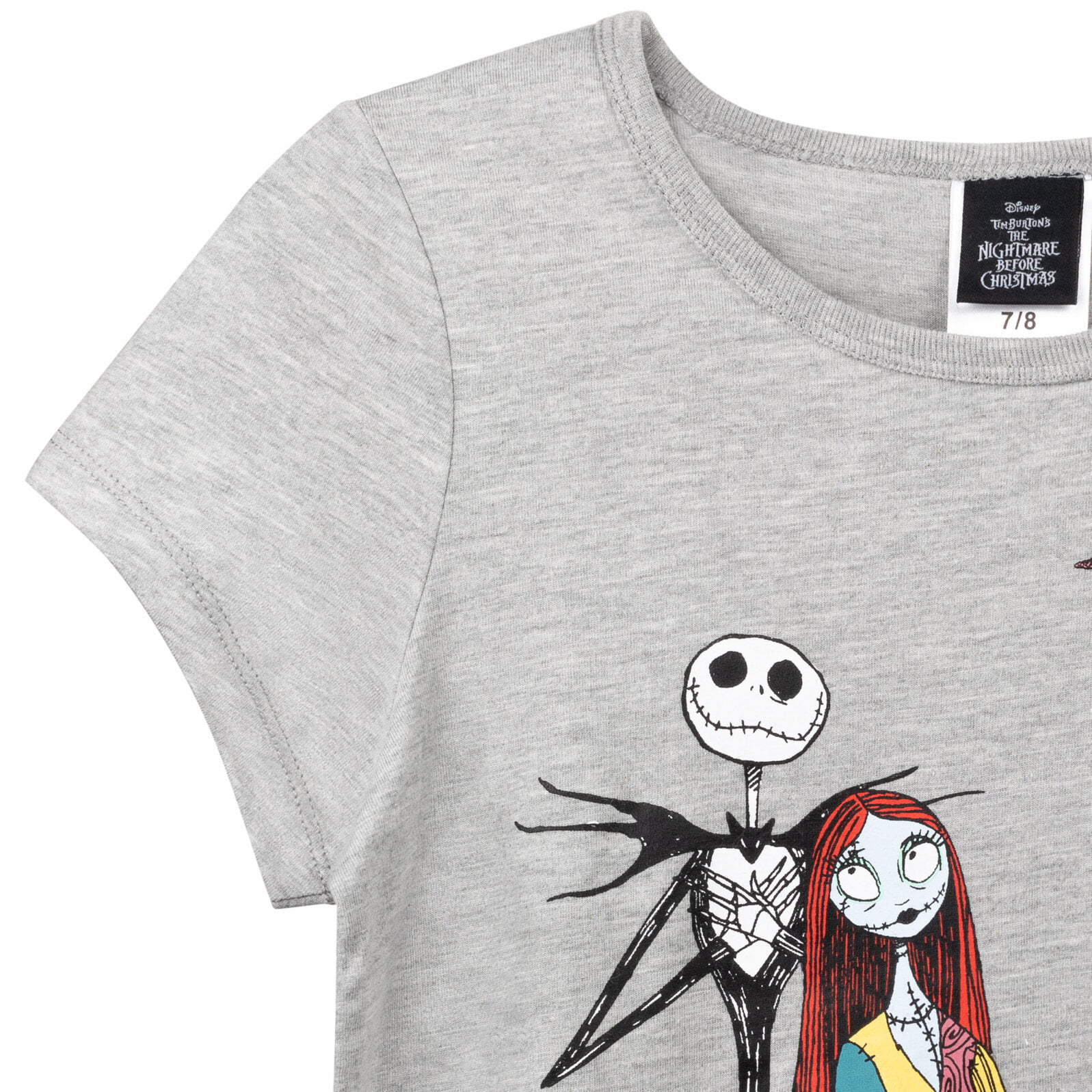 Disney Nightmare Before Christmas Jack Skellington Sally Zero Big Girls T- Shirt Toddler to Big Kid | T-Shirts
