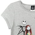 thumbnail image 5 of Disney Nightmare Before Christmas Jack Skellington Sally Zero Toddler Girls T-Shirt Toddler to Big Kid, 5 of 5