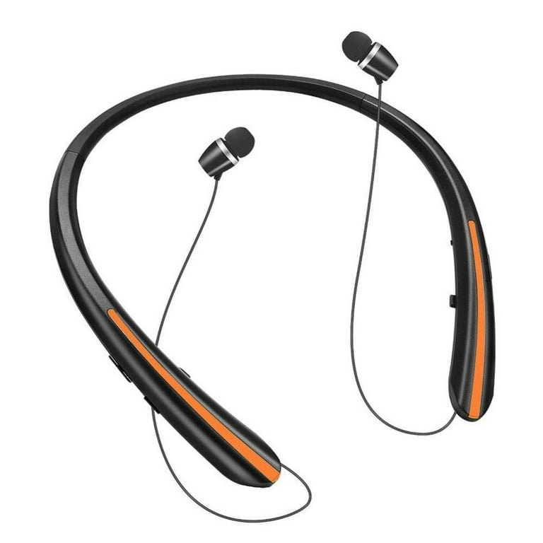 Neckband Headphones with Retractable Earbuds Noise Reduction Wireless Headset Walmart