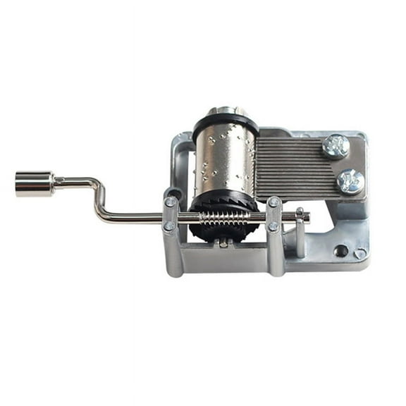 Hand Crank Music Box, DIY Piano Model Music Box Movement Accessories - Gift for Kids