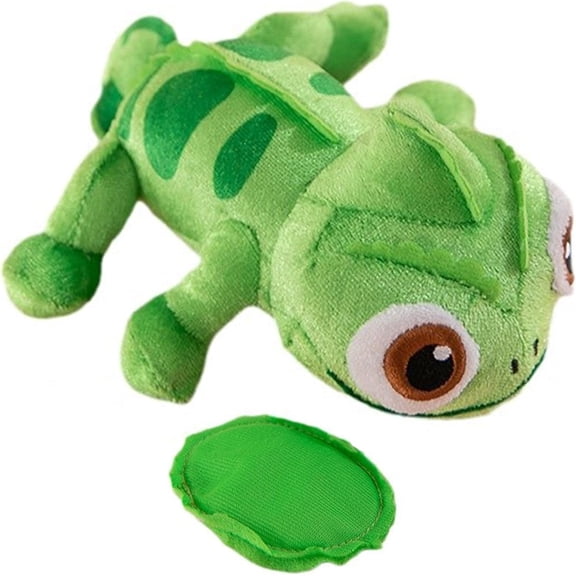 Magnetic Shoulder Chameleon Plush Doll, Green Lizard Cosplay Plush Toy, Cute Home Decor Gift for Adults