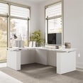 thumbnail image 4 of Scranton & Co Engineered Wood 60W x 78D L-Shaped Standing Desk White, 4 of 8