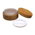 thumbnail image 1 of 1 Unids 30 ml 1 oz Vacío Recargable Portátil Bambú DIY Maquillaje Polvo Suelto Puff Botella Frasco Contenedor Caja Con Puff Sifter Fundación Caja Cosmética Bebé Kit Caso, 1 of 5