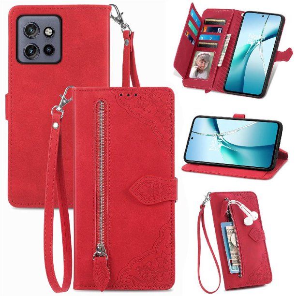 Funda billetera anti-golpes para GANGXUN Motorola Edge 50 Neo , ideal para día a día y trabajo